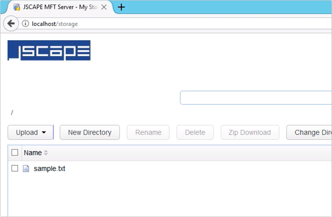 set up http file transfer